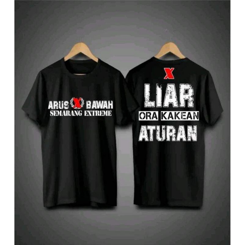 T-Shrit Kaos Snex Semarang Extreme arus Bawah // Baju suporter PSIS Snex Liar ora kakean Aturan