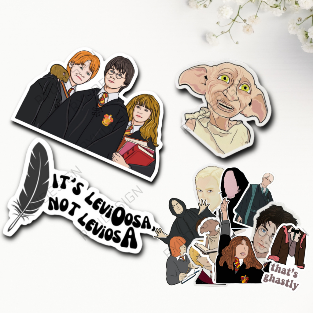 

Stiker Film Kartun Lucu Pack Harry Potter Hogwarts Sticker Waterproof Vinyl Glossy Diecut Lengkap Laptop Case Tumblr Netflix Aesthetic