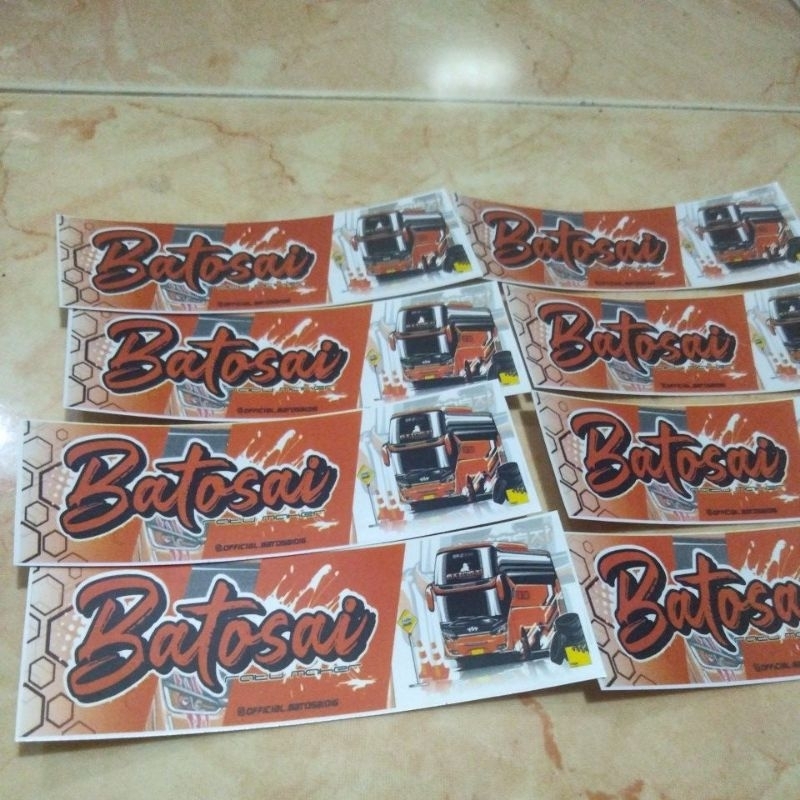 

STIKER BUS MANIA "BATOSAI" Ratu maher