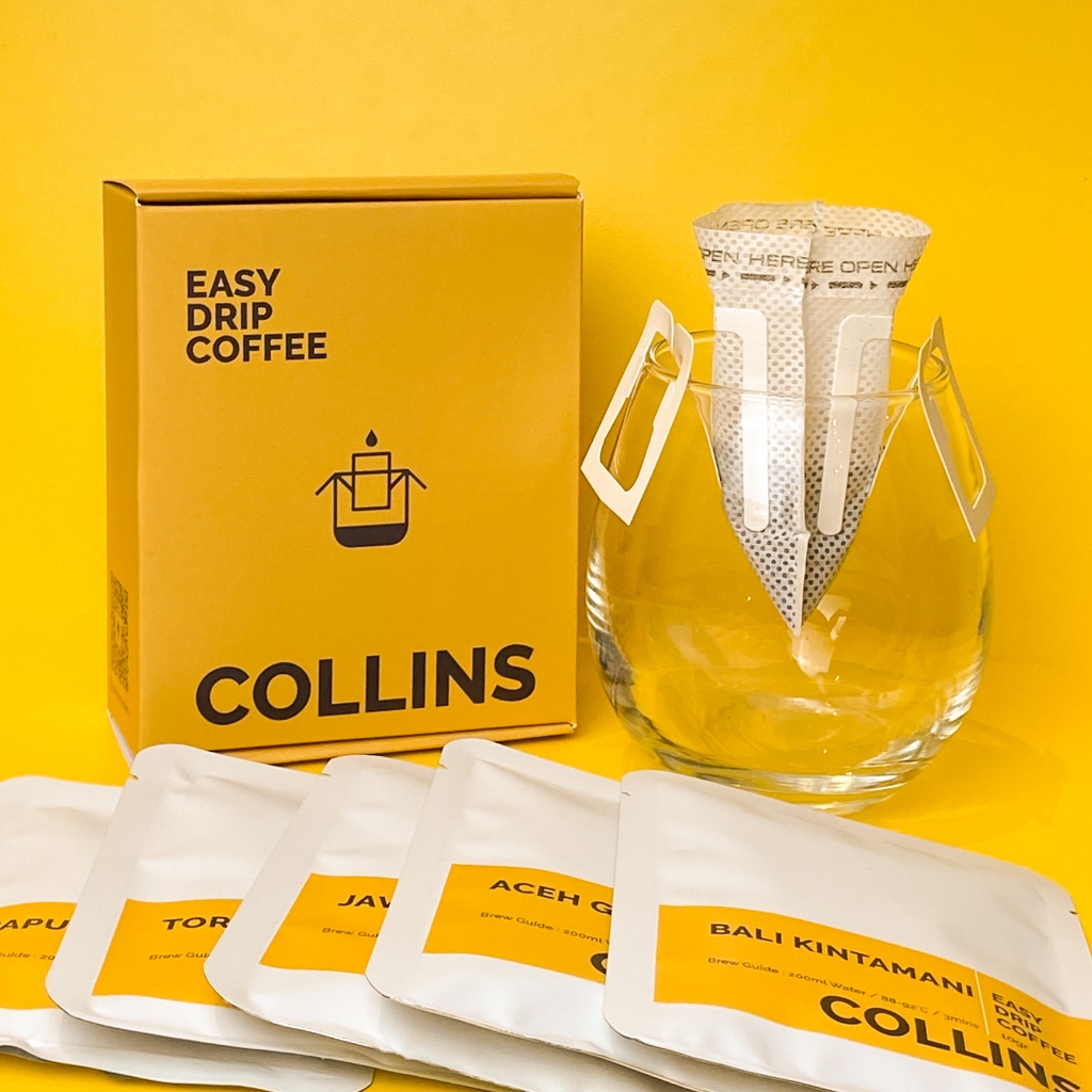 

Dripbag Coffee (Pack of 5) | Instant Filter Coffee | Collins Roasters