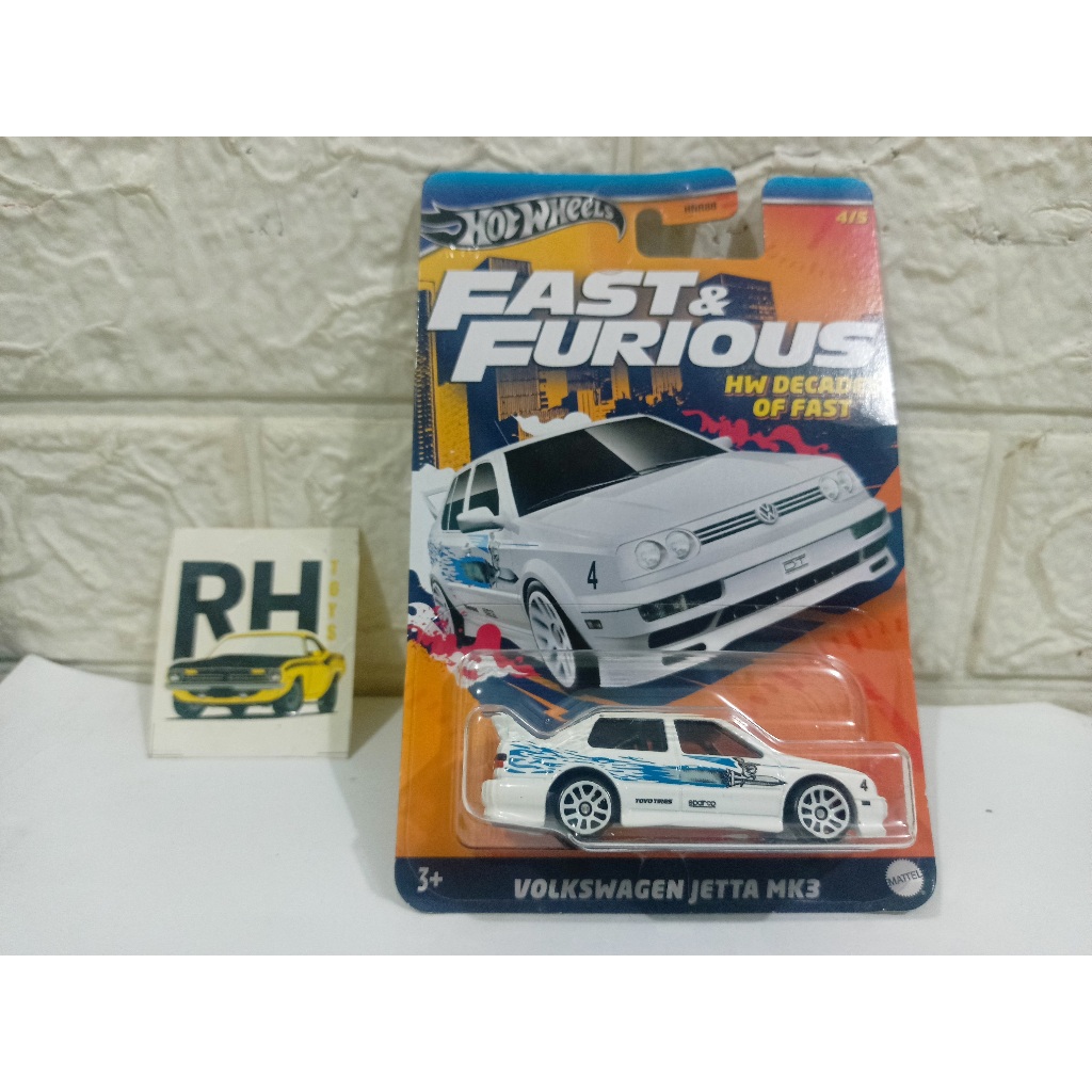 Hot Wheels Volkswagen Jetta MK3 Fast Furious