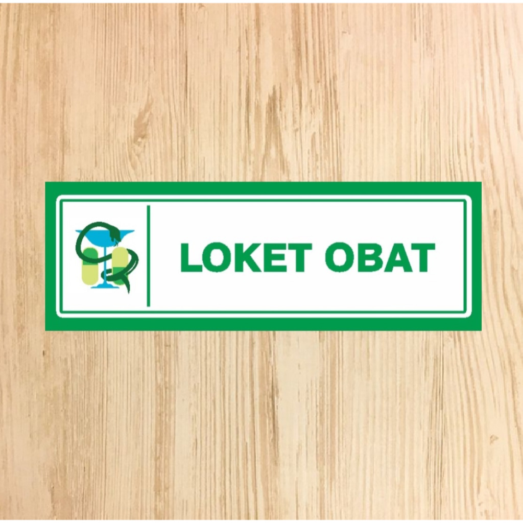 

Stiker Farmasi Loket Obat | Stiker Apotek Loket Obat | Stiker Loket Obat