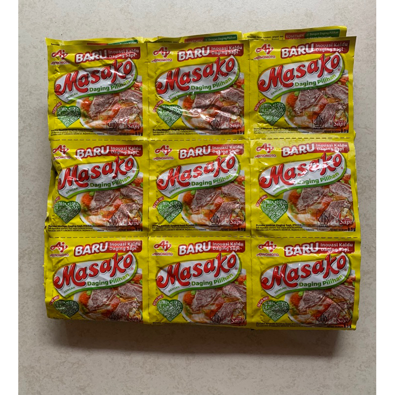 

MASAKO® BUMBU KALDU PENYEDAP RASA KEMASAN RENCENG 8,5GRX12