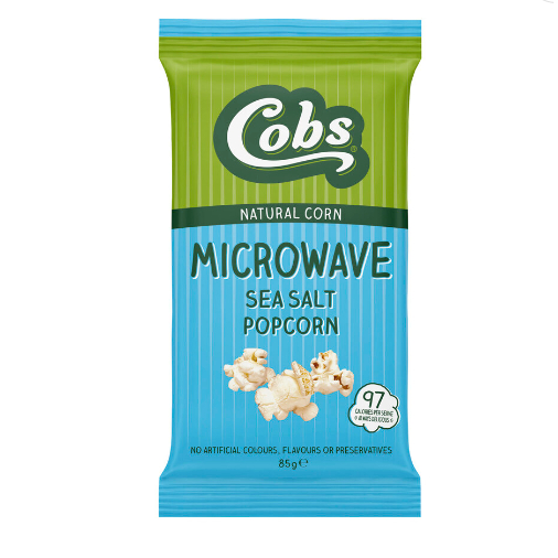 

Cobs Microwave Popcorn Sea Salt | 85g Australia