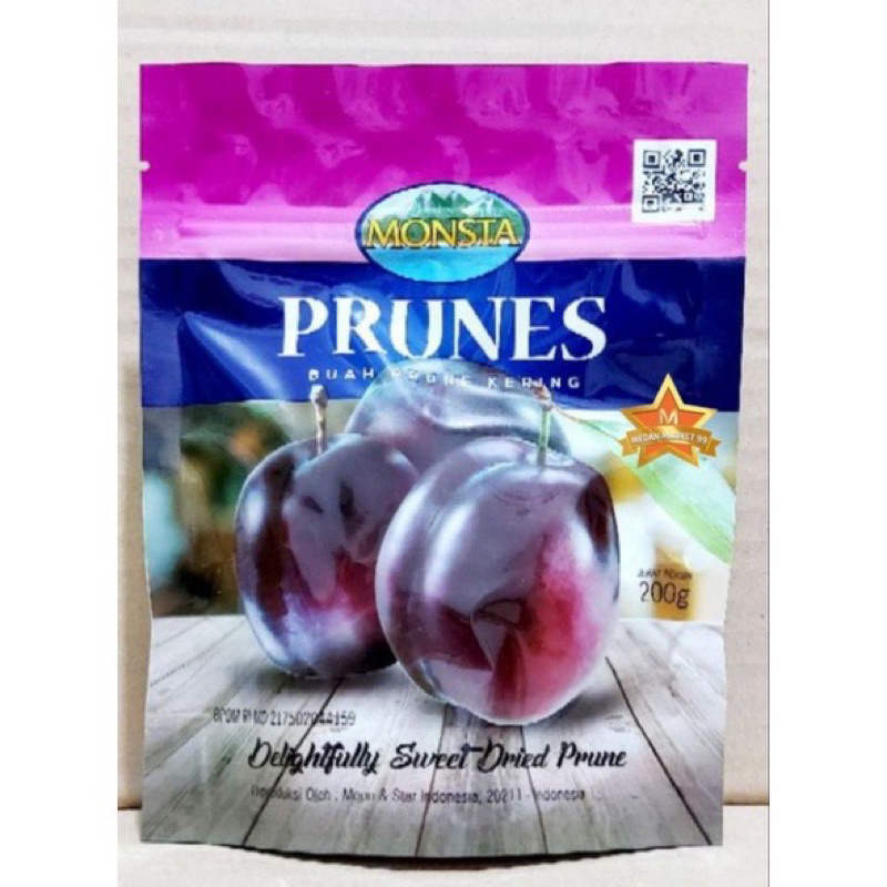 

MONSTA | PRUNES 200gr | BUAH PLUM | SWEET DRIED