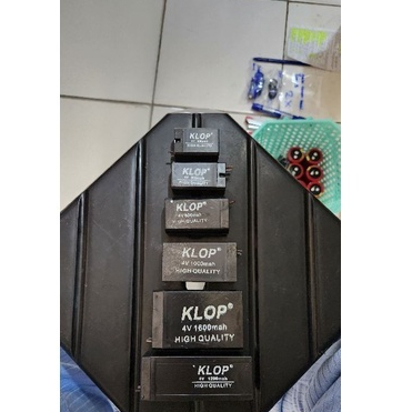 baterai aki kering KLOP 4v 400mah , 500mah , 800mah , 1000mah , 1200mah , 1600mah