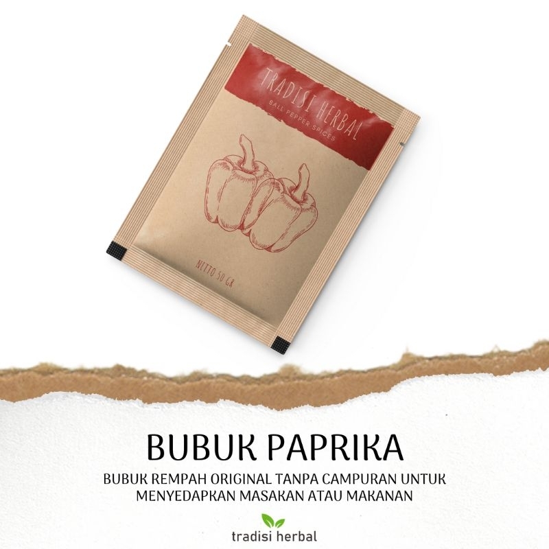 

Tradisi Herbal - Bubuk Rempah Dapur / Bumbu Masak Paprika ASLI 50gr