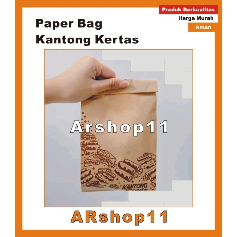 Kantong Kertas , Kantong Makanan , Kemasan Kertas , Paper Bag