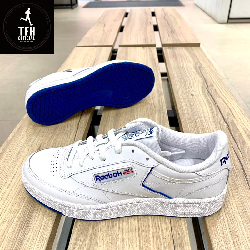 Reebok Club C 85 Men's Sneakers - White Blue