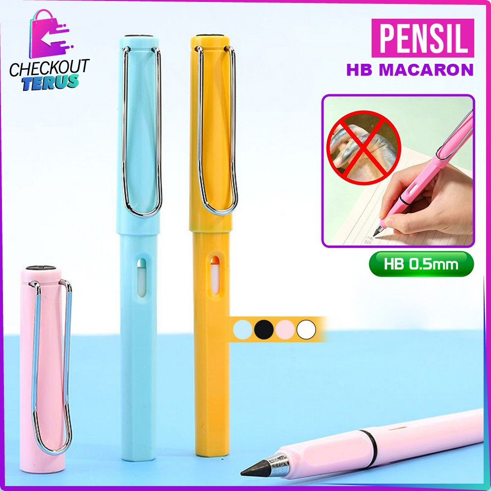 

CT A77 Pensil Eternal Tanpa Batas HB 0.5mm Perlengkapan Menggambar Anak Pensil HB Tanpa Rautan dengan Penghapus Praktis Eternal Pencil Unlimited Tanpa Isi