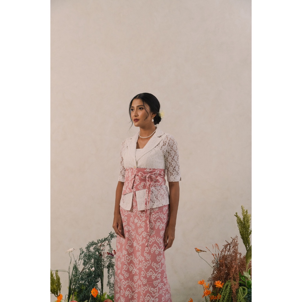 Batik Ratu - Freya in Pink - Obi Belt Batik