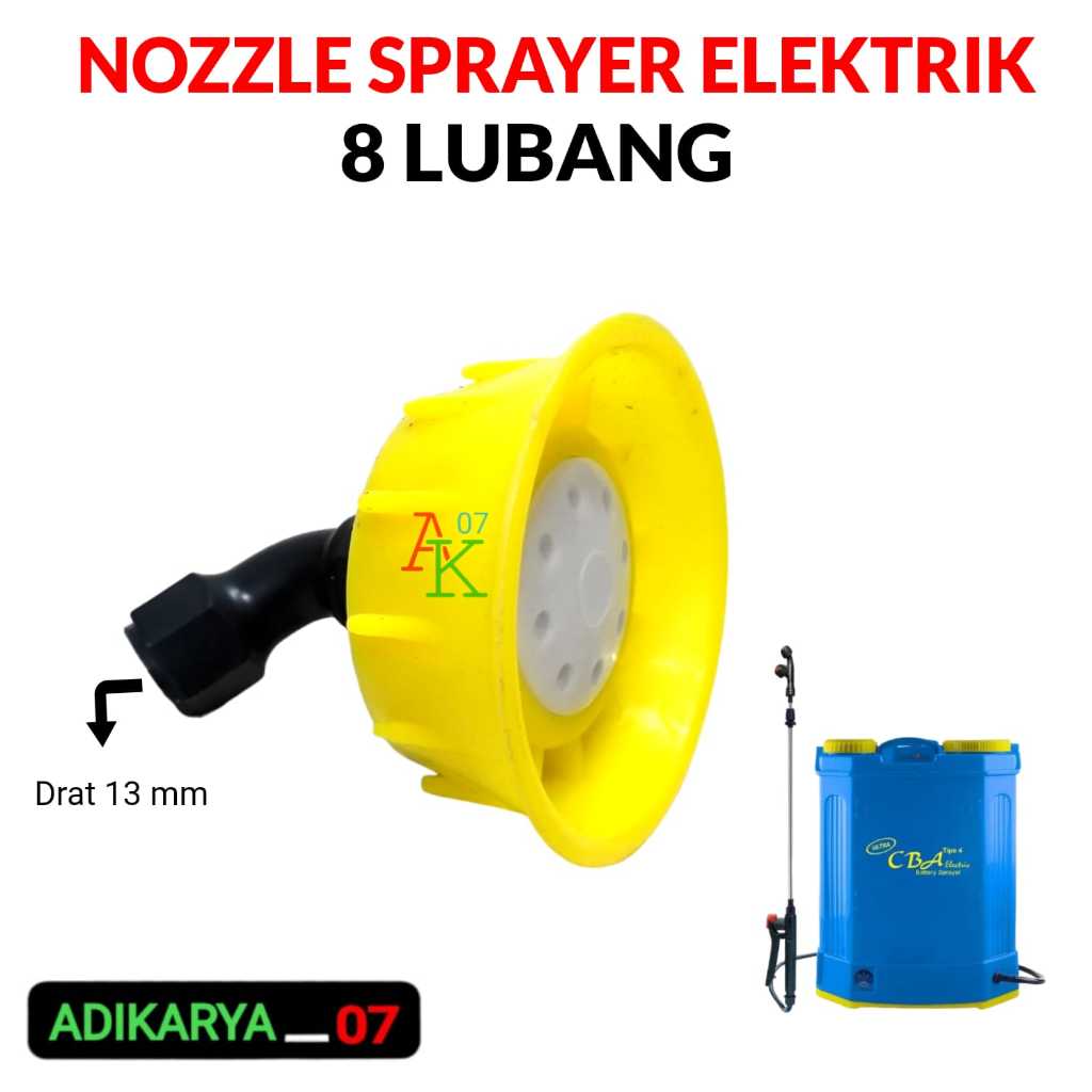 Nozzle spuyer plastik spuyer kabut spuyer semprotan hama spuyer semprotan hama lubang 8 PLASTIK BENG