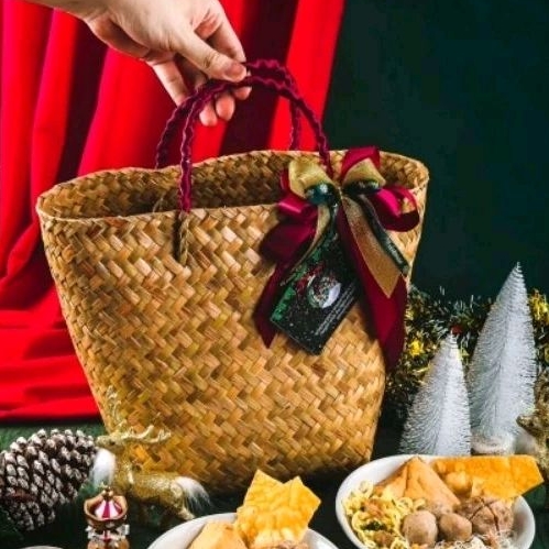 

tas bakul 18x18, tas hampers,tas parcel, goodie bag