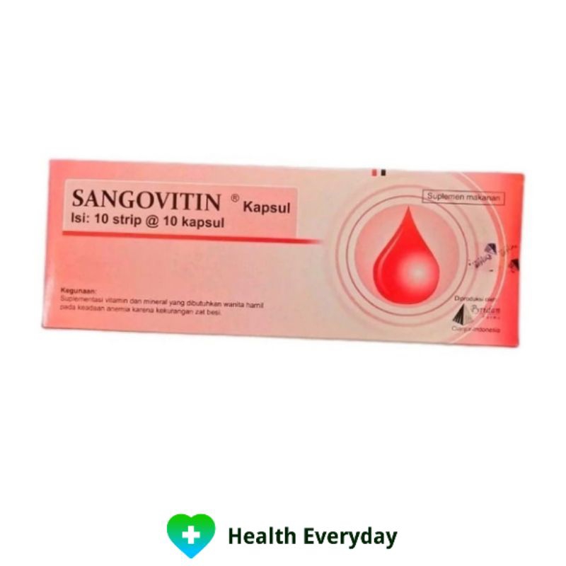 Sangovitin Suplemen Vitamin Zat Besi & Mineral