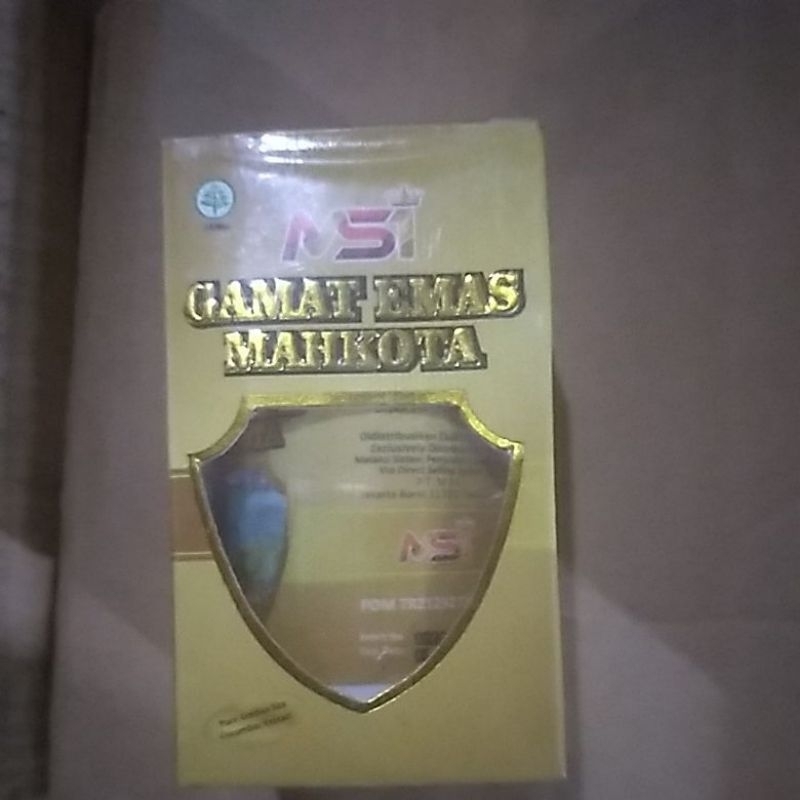 MSI gamat emas mahkota 50 kapsul@500mg exp 06/2026