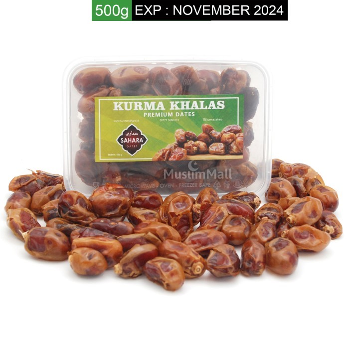 

Kurma Khalas 500gr Korma Kholas Saudi Oleh Oleh Haji