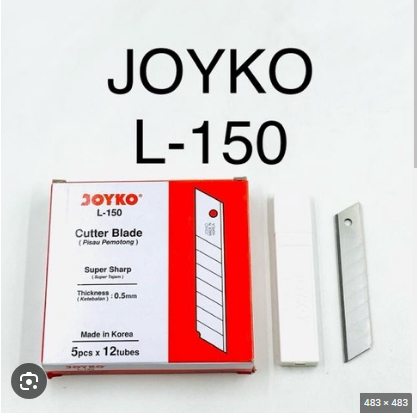 

ISI CUTTER / REFILL CUTTER BLADE KENKO L-150/JOYCO murah berkualitas