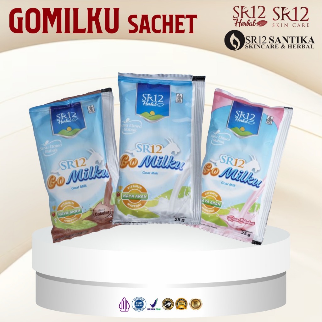 

SR12 GOMILKU SUSU KAMBING ETAWA SUSU BUBUK SACHET 25 GR