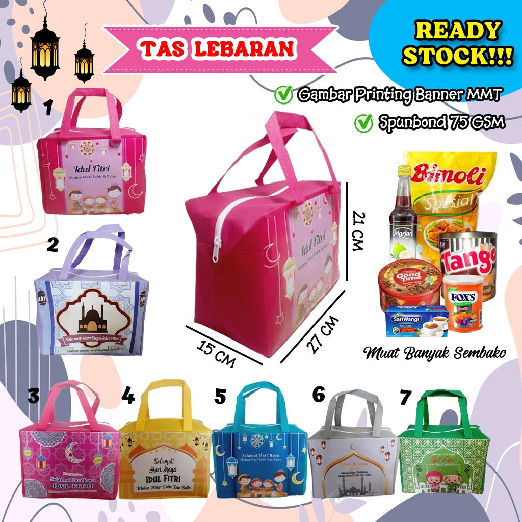 

Ready Stock Tas Resleting Lebaran Idul Fitri Sembako Murah