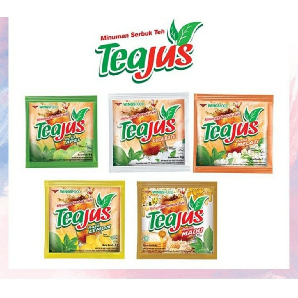 

Teajus Minuman Serbuk Teh Sachet Satuan / Tea Jus Bubuk Instan - Melati