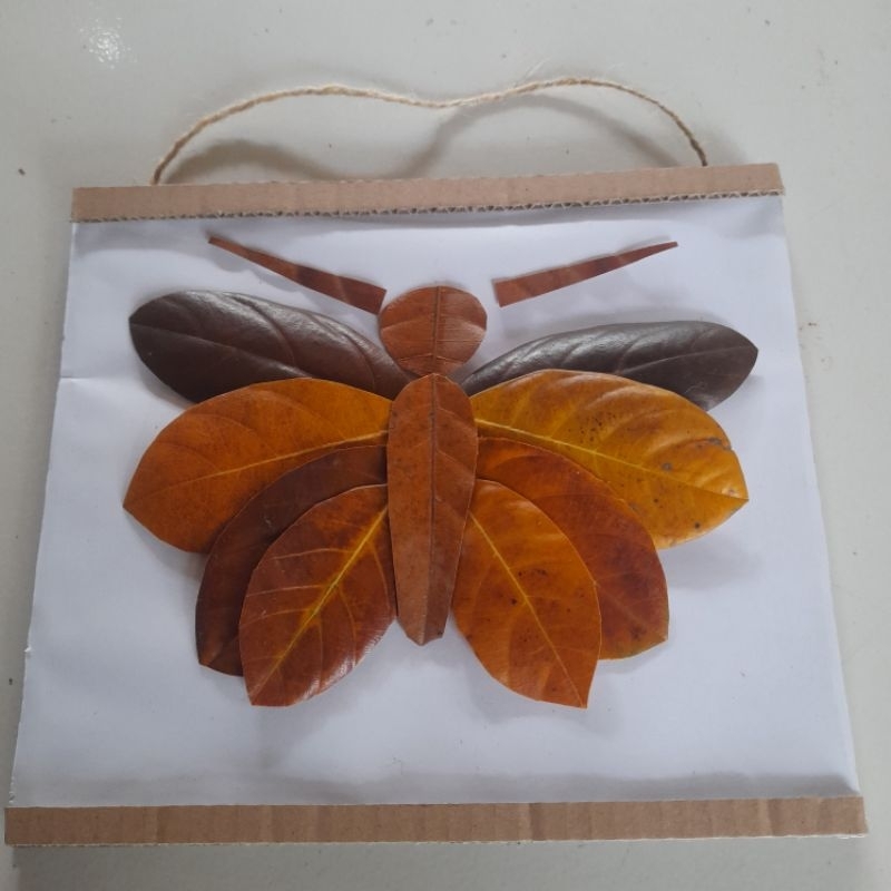 RAKIT SENDIRI - Kolase kupu- kupu - Kolase hewan - Kolase daun kering - Prakarya