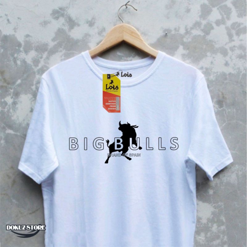 Kaos Brand Branded 100% Distro Dewasa Keren Jumbo Big Size Pria Wanita Cowok Cewek Lois Jeans
