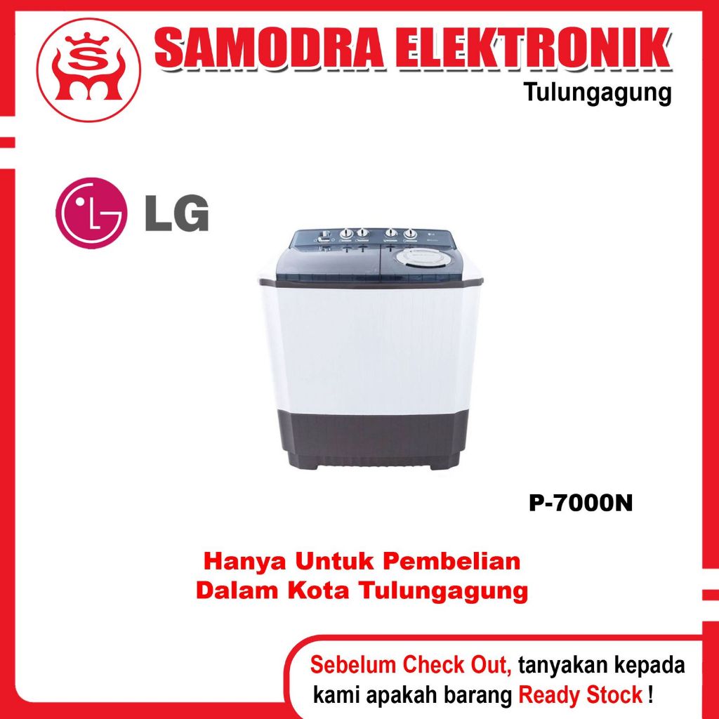 MESIN CUCI LG P-7000N | MESIN CUCI 7KG 2 TABUNG