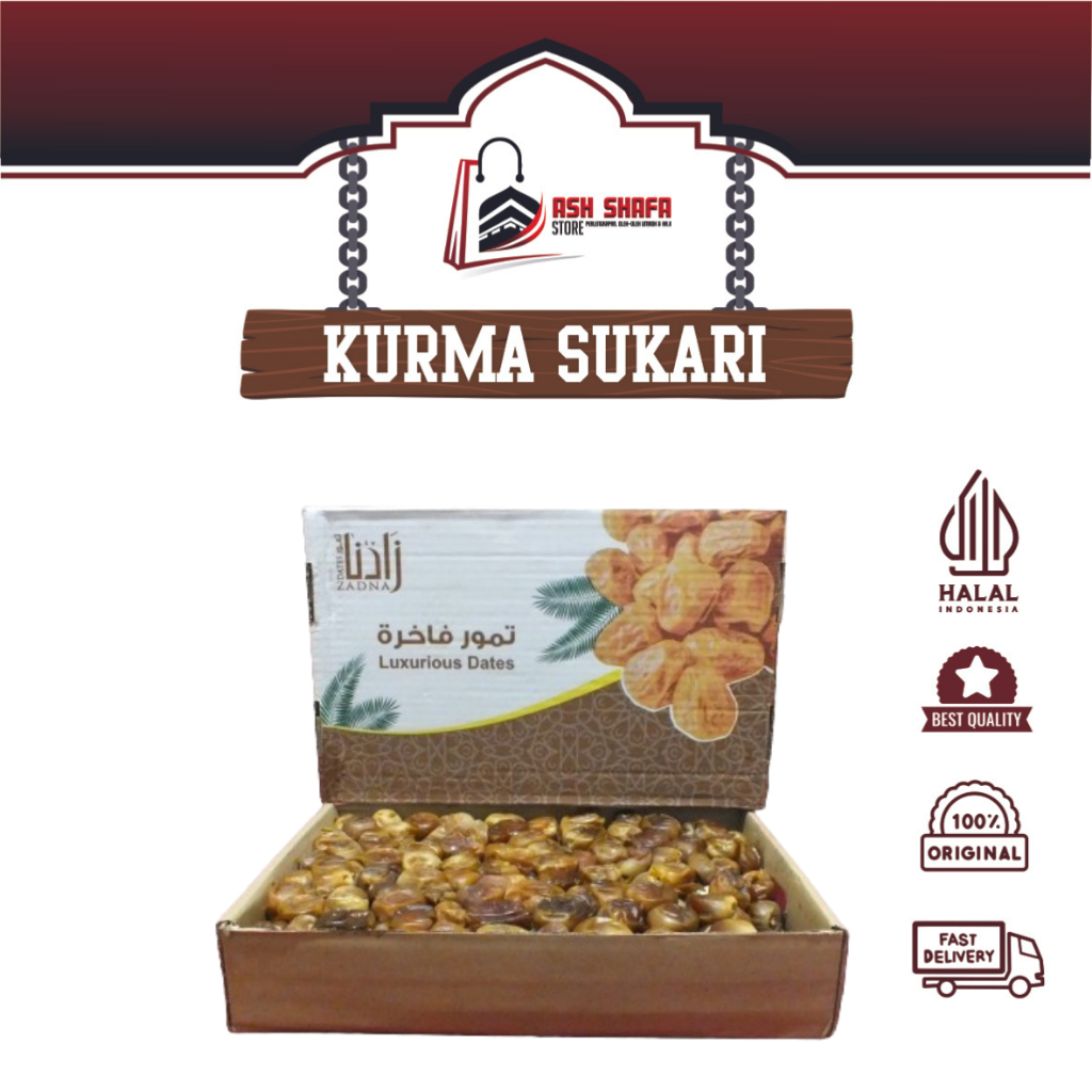 

Kurma Sukari 3 Kg Premium | Kurma Sukari Oleh Oleh Haji & Umroh | Kurma Sukari Basah | Free Dus Packaging