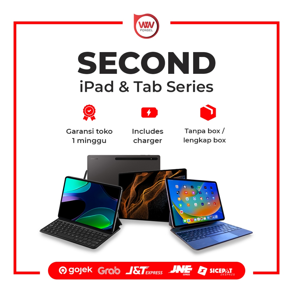 [Second] Tablet Android dan Apel Garansi 1 Minggu