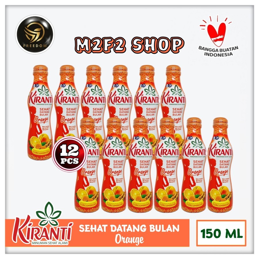 

Kiranti Minuman Kesehatan Datang Bulan Orange Juice | Jus Jeruk - 150 ml (Kemasan 12 Pcs)