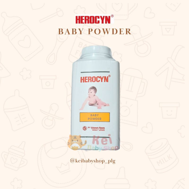Herocyn Baby Powder 100g 200g / Bedak Bayi Herocyn