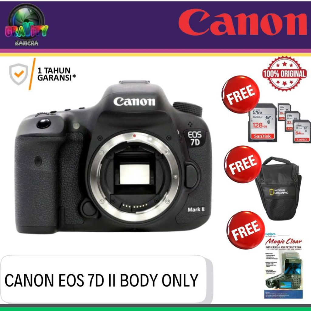 CANON EOS 7D II BODY ONLY / CANON 7D II BODY ONLY
