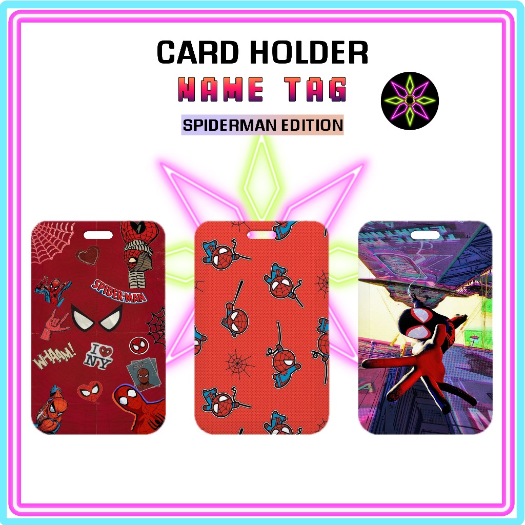 

Hikari Print ID Card Holder Spiderman Edition Nametag Tanpa Tali Card Holder Tempat Kartu Edisi Spiderman
