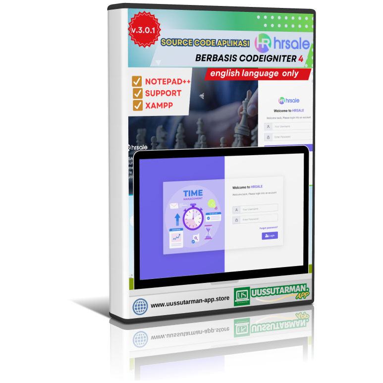 Source Code Aplikasi HRD HRIS Payroll dan Penggajian Absensi Cuti PHP