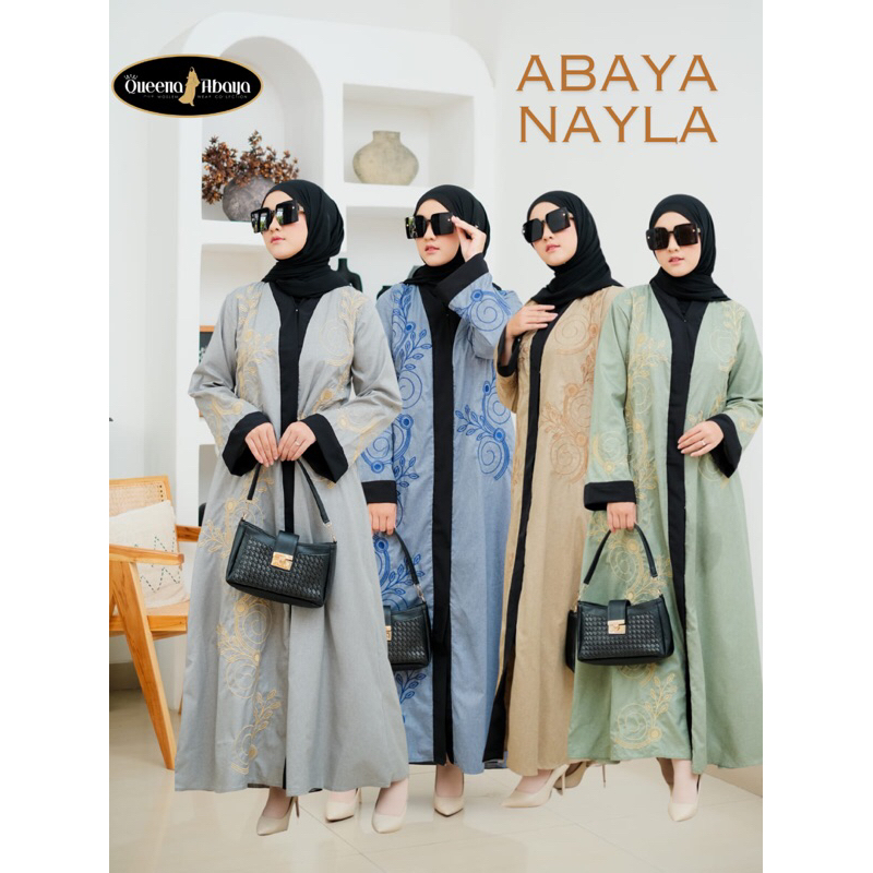 Abaya Lebaran Abaya Arab Saudi Hitam Gamis Wanita Maxi Dress Arab Bordir Zephy Turki Umroh Dubai Bor
