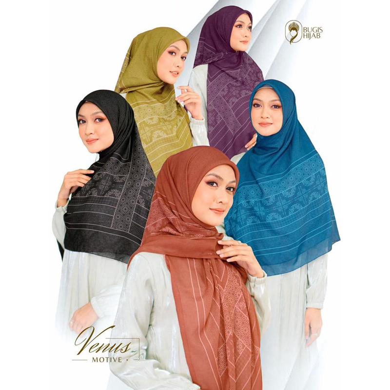 Hijab Motif Syar’i Bugis Hijab Jumbo