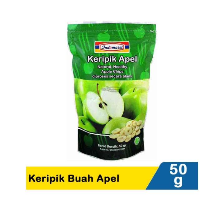 

Indomaret Keripik Buah Apel / Buah salak / buah nangka 50 gr