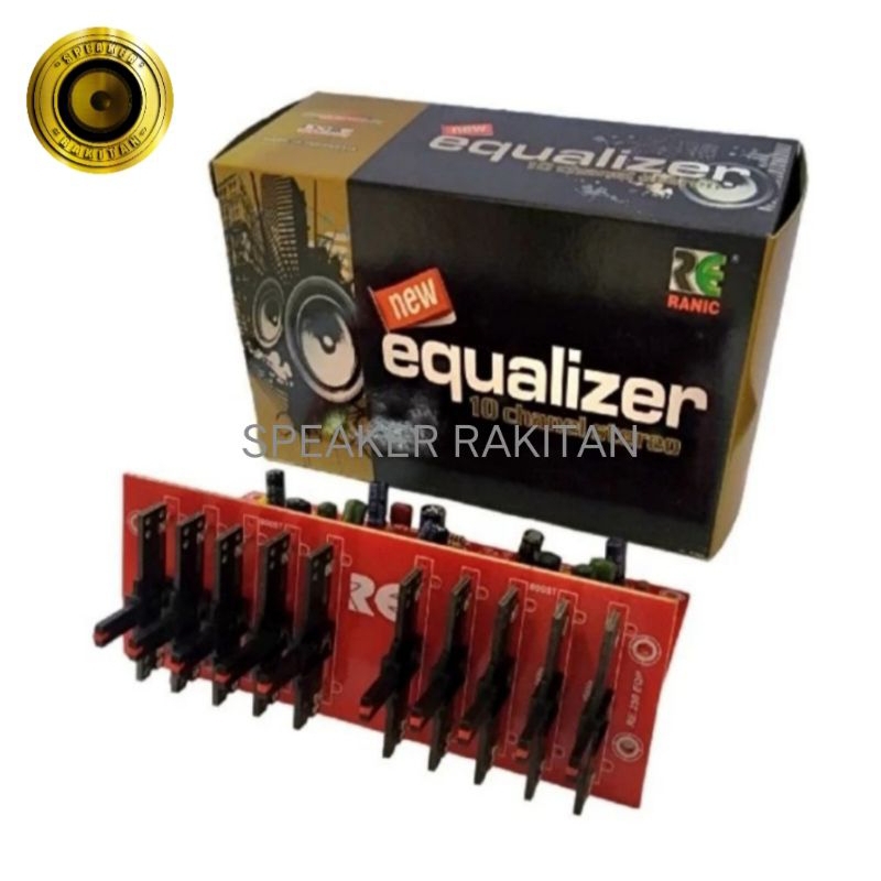 Kit Graphic Equalizer 10 Channel Stereo