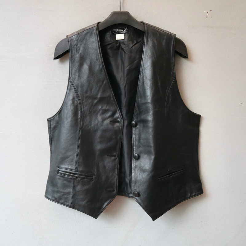 Vest Rompi kulit cewek cowok jaket kulit Pl bekas preloved second