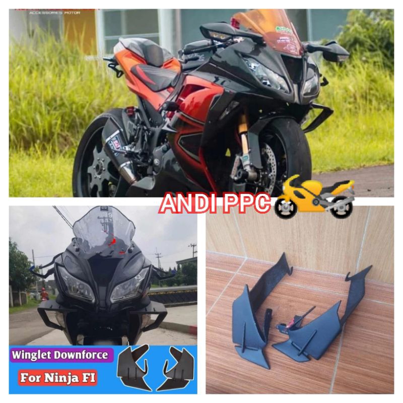 Winglet Aero fairing BMW PNP Kawasaki ninja 250 fi / 300 fi