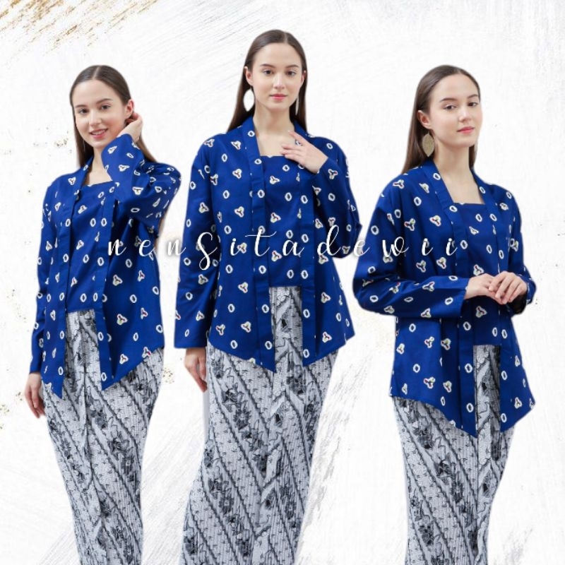 Kebaya Kutubaru - Jumputan / Kebaya Jawa Motif Jumputan