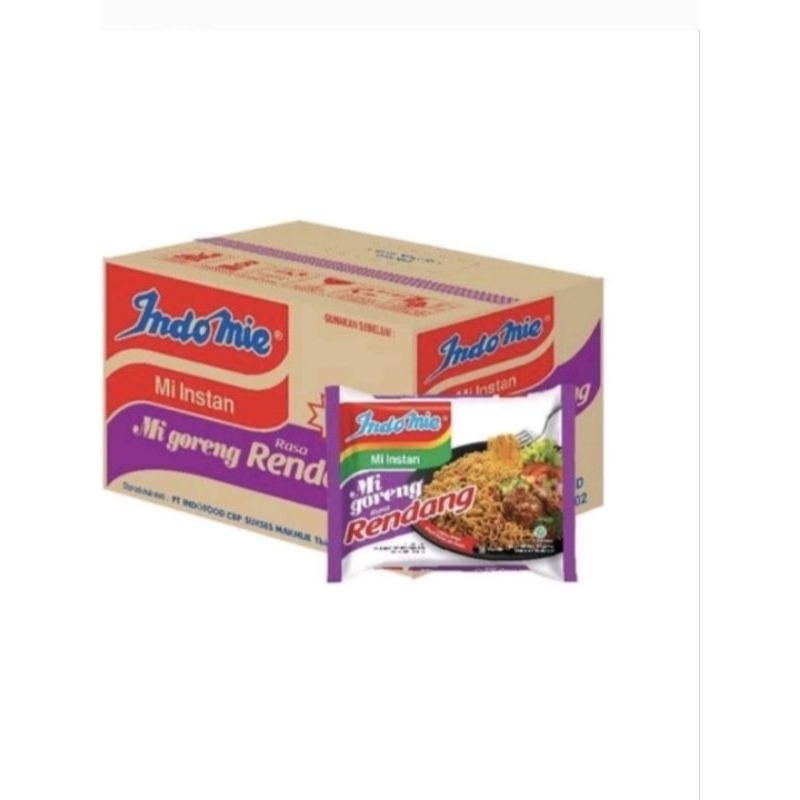 

1 Dus Isi 40 Pcs - Indomie Goreng Rasa Rendang
