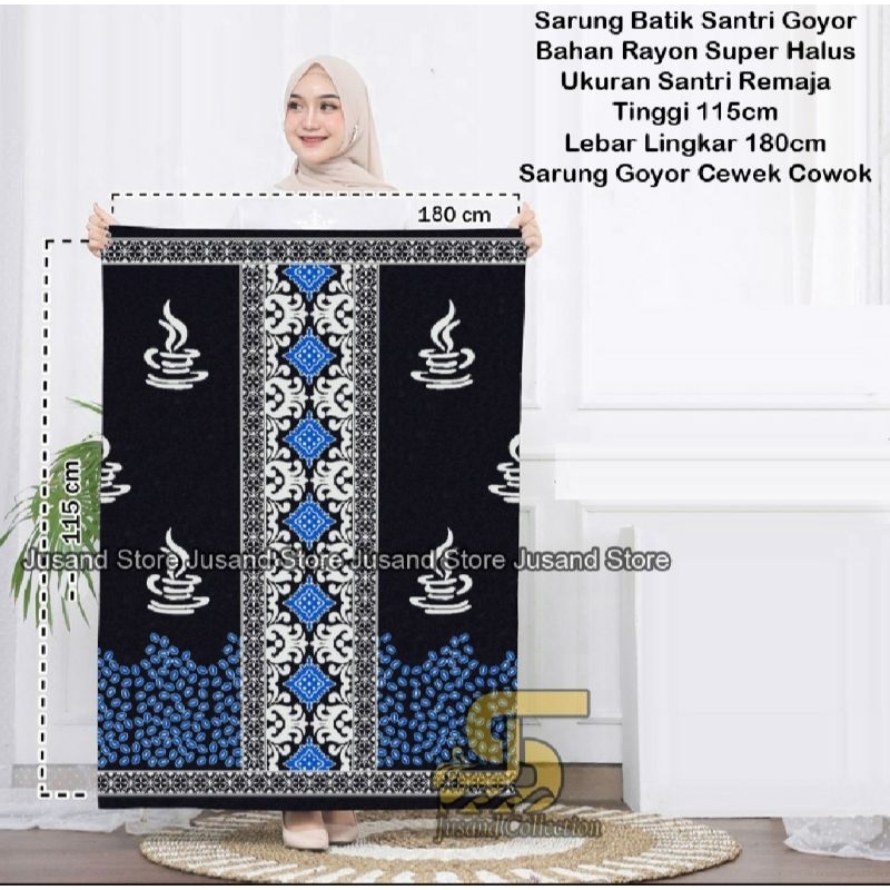 Sarung Batik Pekalongan | Sarung Batik Motif Biji Kopi | Sarung Batik Untuk Anak Remaja | Sarung Bat