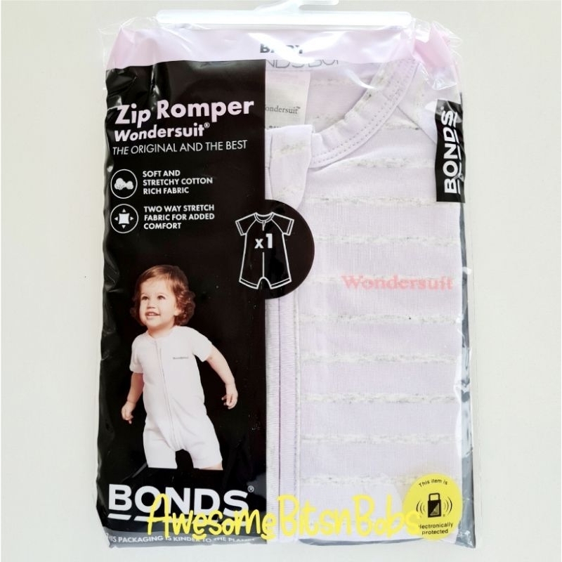 Bonds Zip Romper Wondersuit Size 0 6-12 months