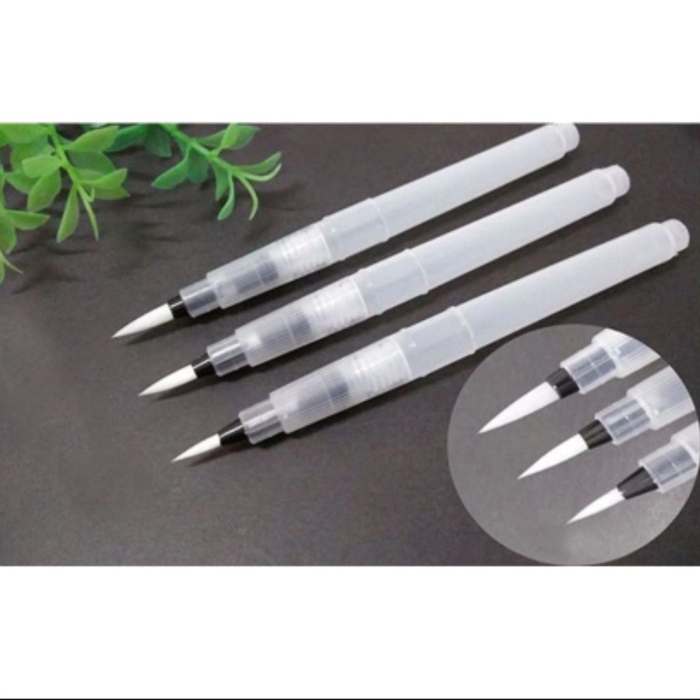 

Terlaris water brush set art kreatin isi 3 bh ukuran S M L HM9
