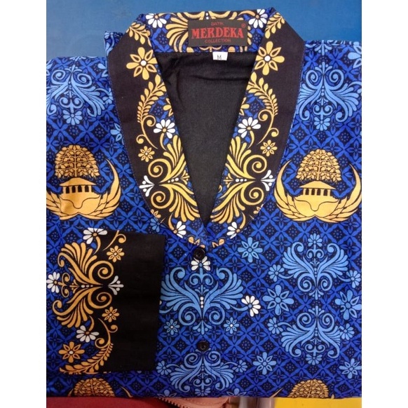 Harga Spesial KORPRI LAPIS PURING halus kerah hitam pria dan wanita