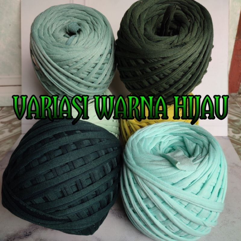 BENANG KAOS RAJUT/BENANG YARN/BENANG T-SHIRT YARN 500 GRAM