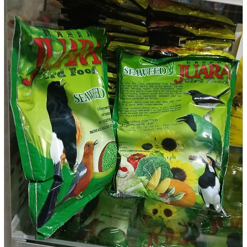 PAKAN BURUNG JUARA HIJAU PAKAN BURUNG KACER BURUNG ANIS BURUNG MURAI BURUNG KICAU JADI RAJIN BUNYI