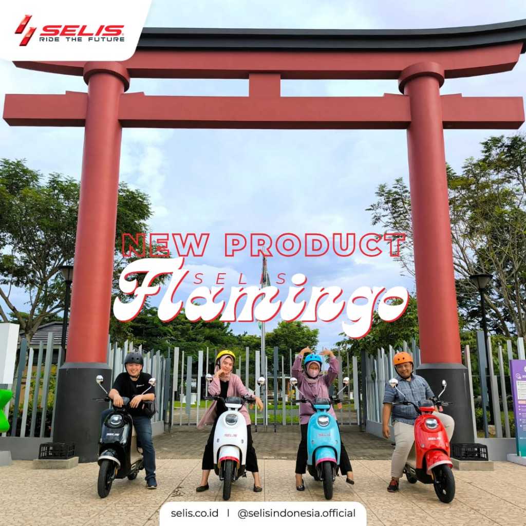 SELIS - Flamingo Sepeda Motor Listrik Dewasa Selis Motor Listrik Molis Electric E-Bike E-Motor