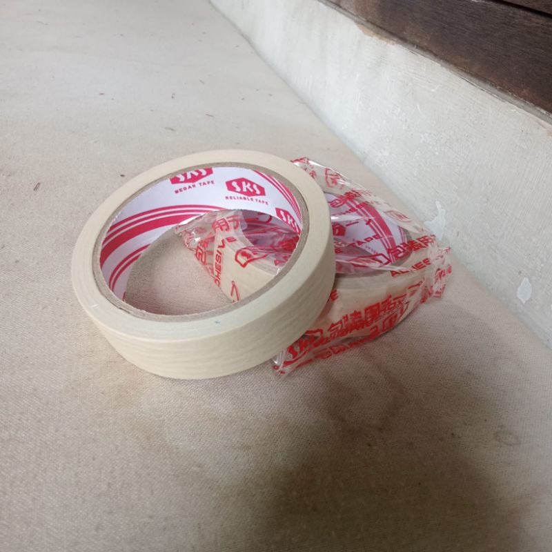 

Masking Tape Lakban Kertas SKS 1 inci 24mmx21meter Premium quality